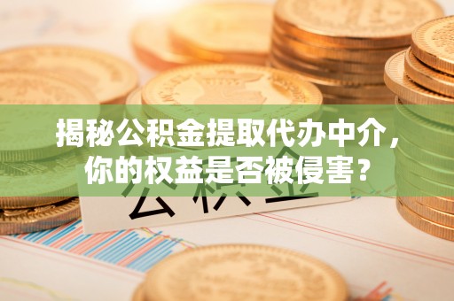 海原揭秘公积金提取代办中介，你的权益是否被侵害？
