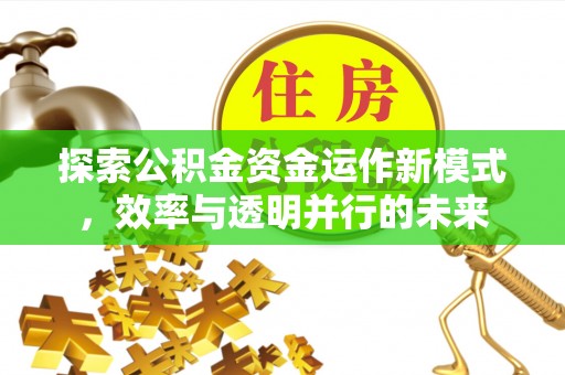 海原探索公积金资金运作新模式，效率与透明并行的未来