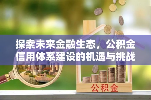 海原探索未来金融生态，公积金信用体系建设的机遇与挑战