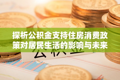 海原探析公积金支持住房消费政策对居民生活的影响与未来展望