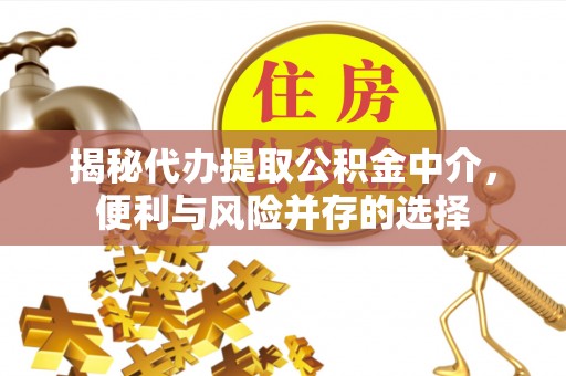 海原揭秘代办提取公积金中介，便利与风险并存的选择