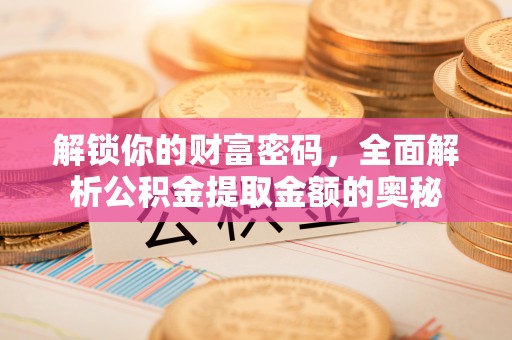 海原解锁你的财富密码，全面解析公积金提取金额的奥秘