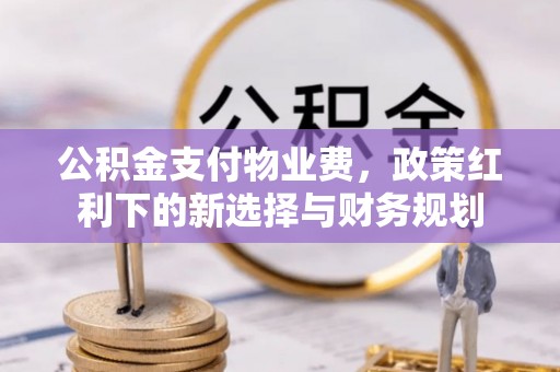海原公积金支付物业费，政策红利下的新选择与财务规划
