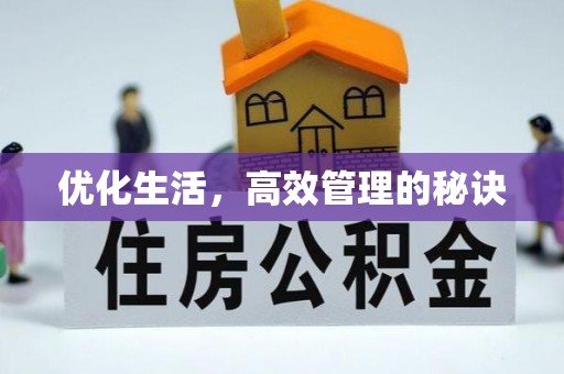 海原优化生活，高效管理的秘诀