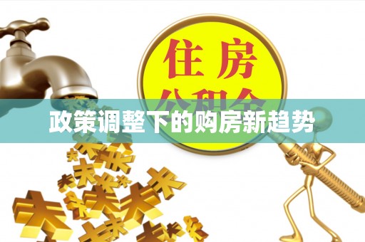 海原政策调整下的购房新趋势