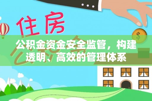 海原公积金资金安全监管，构建透明、高效的管理体系