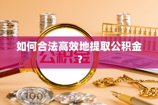 海原如何合法高效地提取公积金？